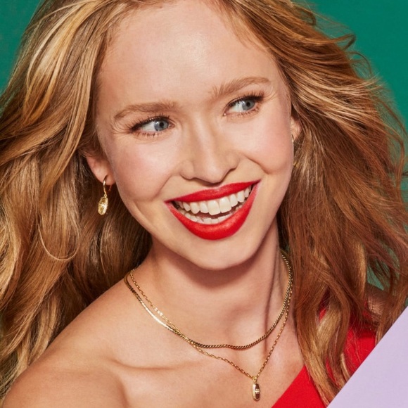 NWT Kendra Scott Rue Necklace gold - Picture 2 of 6